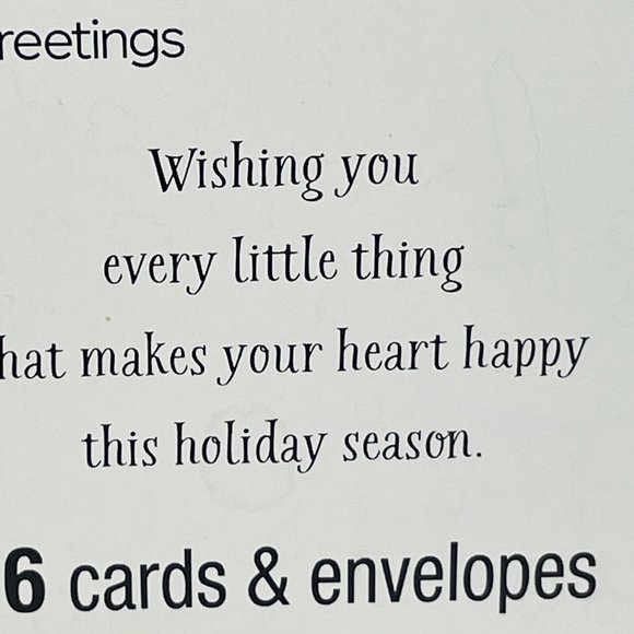 16 Winter Camper Cat Wonder Holiday Season Cards & Envelopes American Greetings - Picture 5 of 6